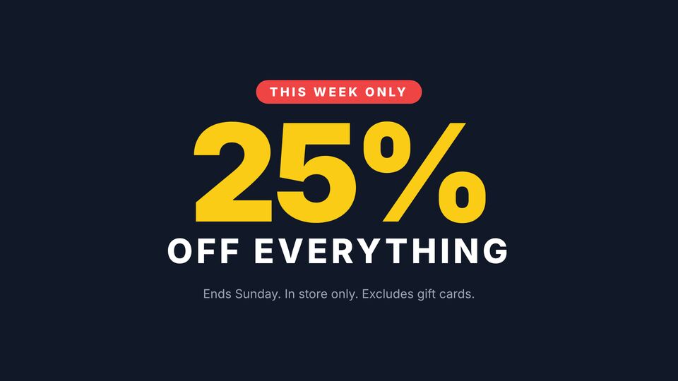 Promotions template: Special offer. A big discount with the small print.